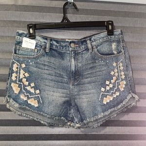 Free People denim shorts